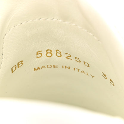 Saint Laurent Calfskin Andy Low Top Sneakers 35 Blanc Optique 9 of 10