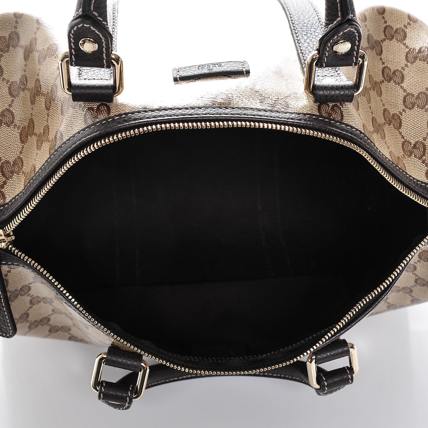 Gucci Crystal Monogram Medium Joy Boston Dark Brown 5 of 5