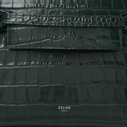 Celine Calfskin Crocodile Embossed Micro Belt Bag Amazone 7 of 9