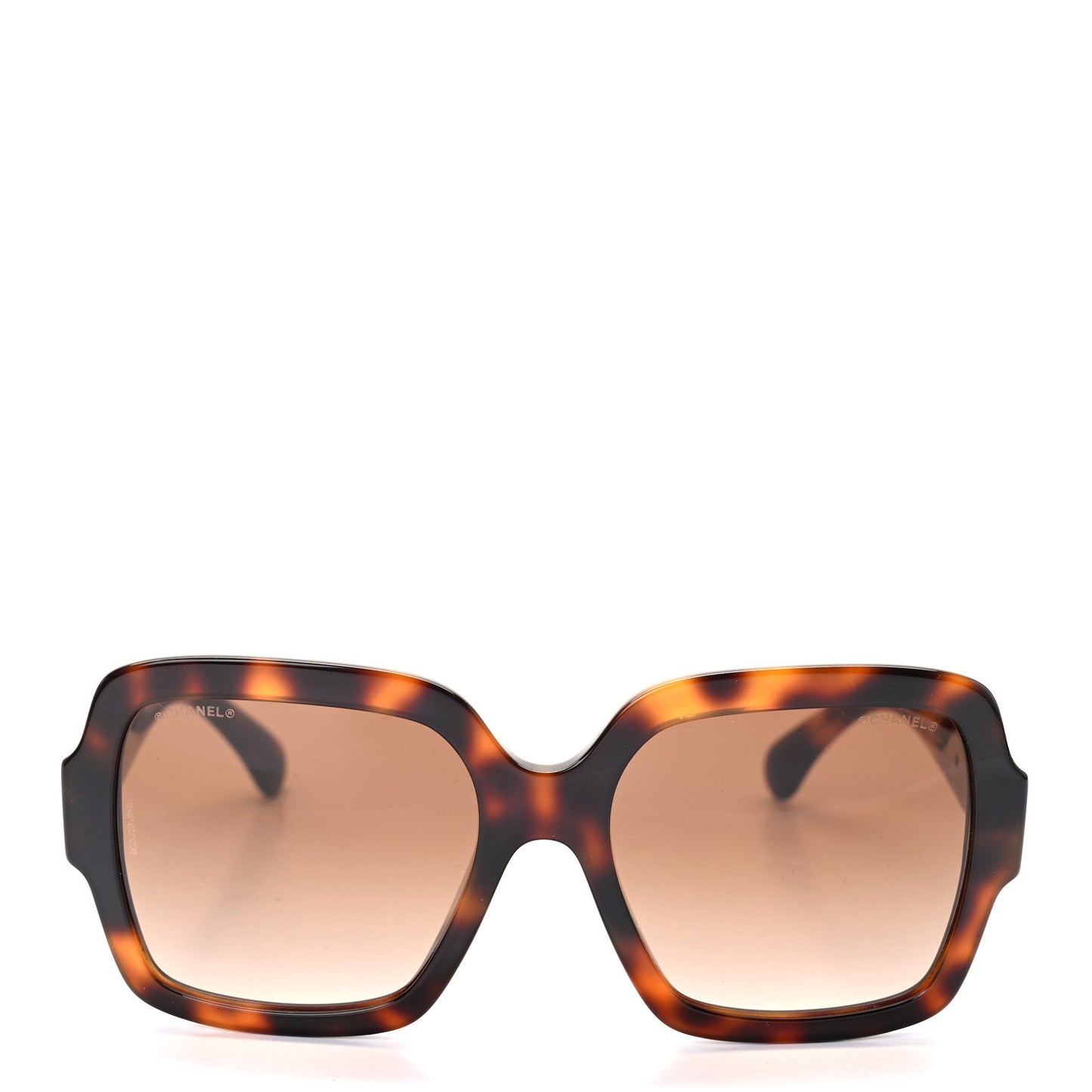 Acetate Charms Pearl Square Sunglasses 5479-A Tortoise