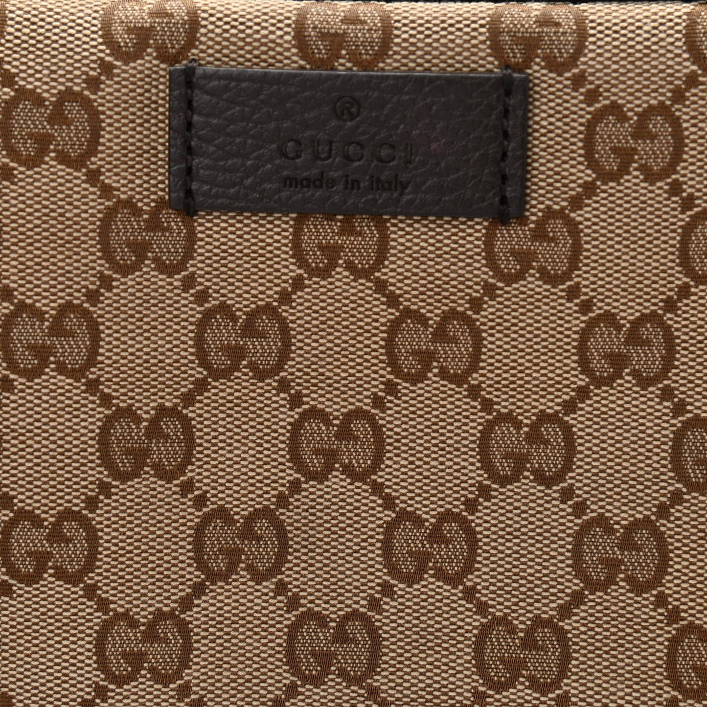 Monogram Belt Bag Dark Brown