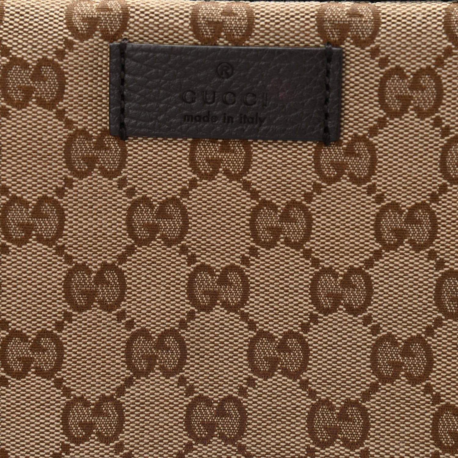 Gucci Monogram Belt Bag Dark Brown 7 of 9