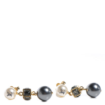 Louis Vuitton Pearl Cry Me A River Dangle Earrings 1 of 5