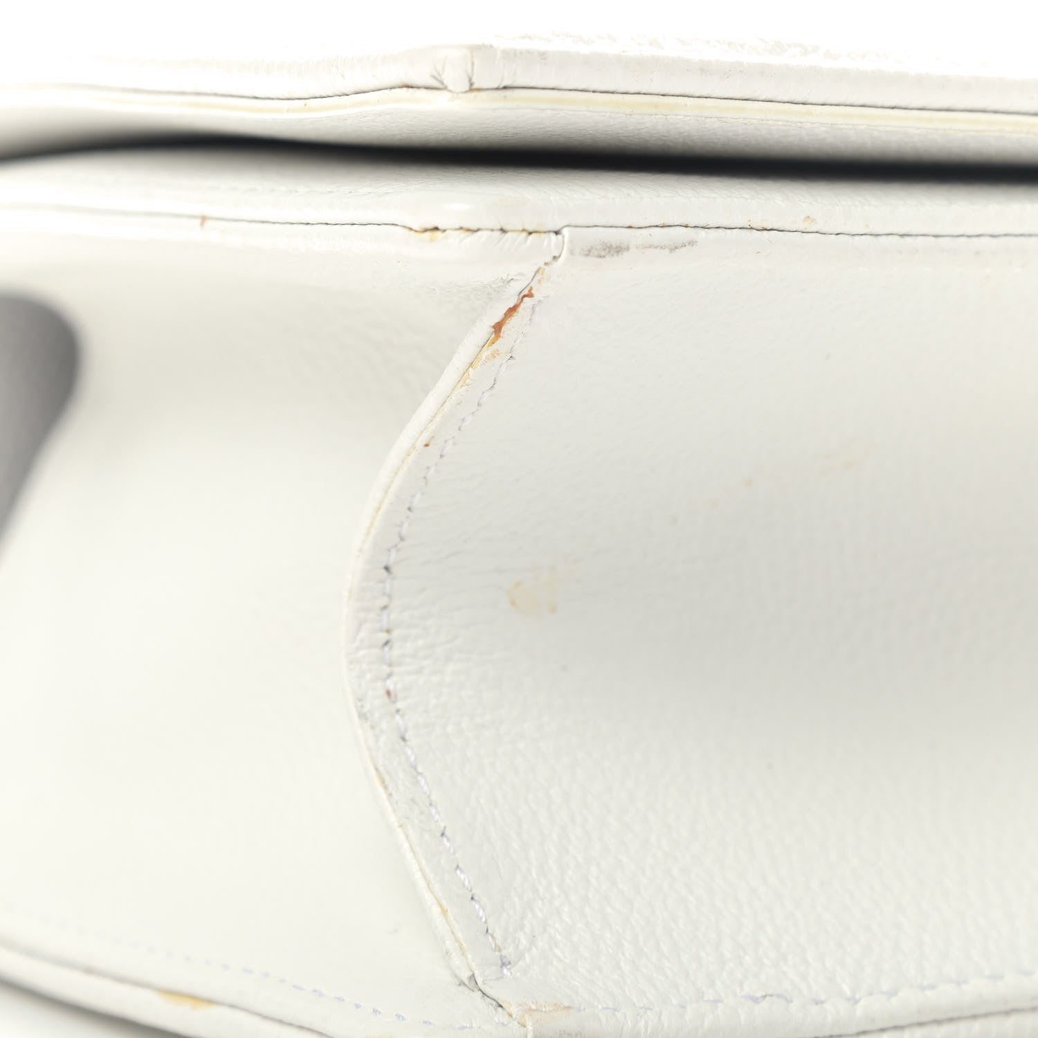 Christian Dior Grained Calfskin Small Diorama Flap Bag Off White 11 of 14
