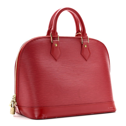 Louis Vuitton Epi Alma PM Castillan Red 3 of 14