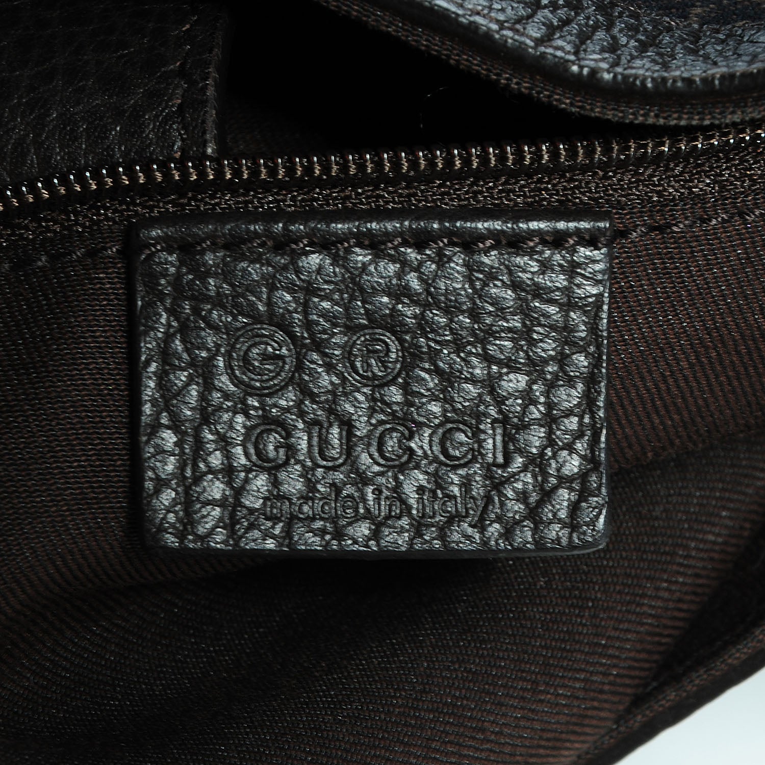 Gucci Monogram Medium Abbey Convertible Tote Dark Brown 6 of 7