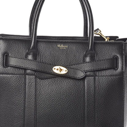 Mulberry Classic Grain Small Bayswater Zip Tote Black 7 of 9