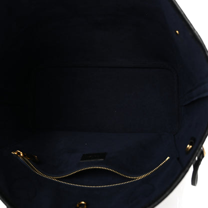 Louis Vuitton Empreinte Monogram Giant Neverfull MM Black 5 of 9