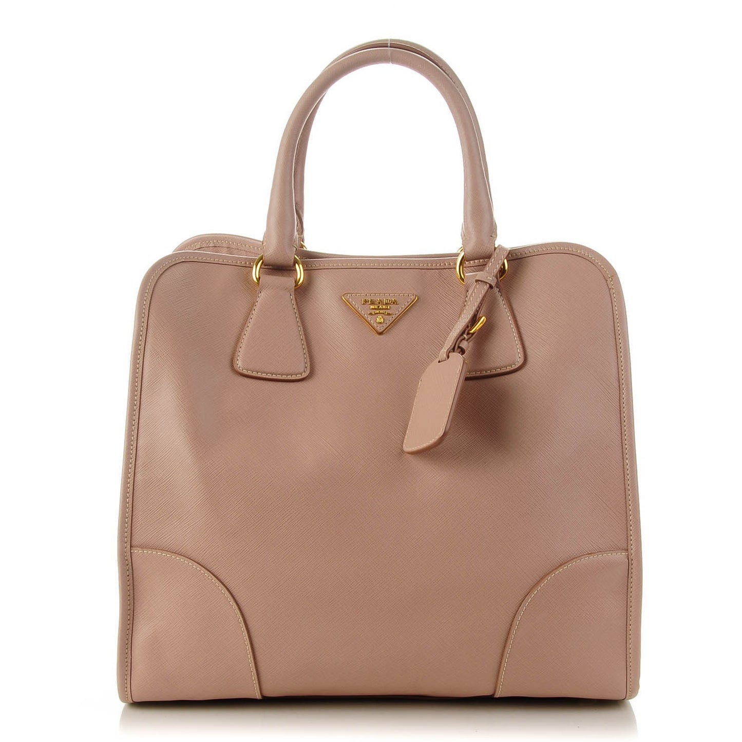Saffiano Lux Shopping Tote Cammeo