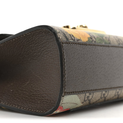 Gucci GG Supreme Monogram Tian Small Padlock Shoulder Bag Beige Multicolor New Acero 9 of 10