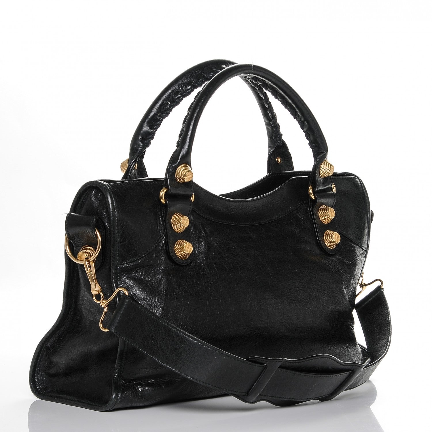 Balenciaga Agneau Giant 21 Gold Hardware City Black 3 of 6