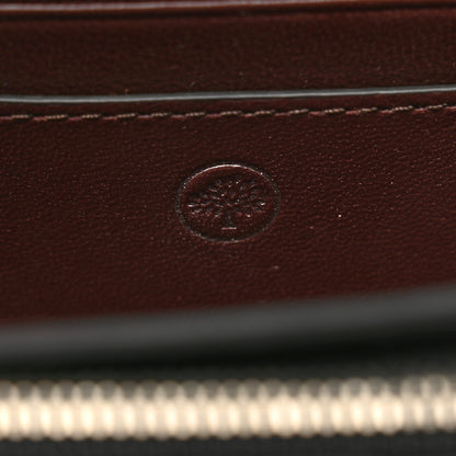 Mulberry Crocodile Embossed Calfskin Small French Continental Wallet Black 8 of 9