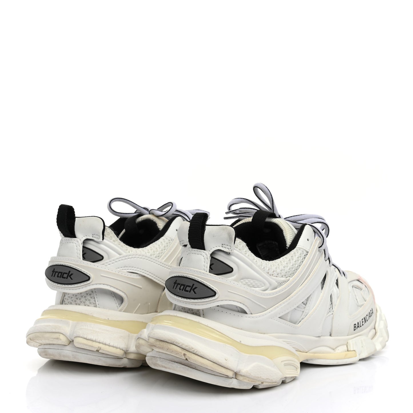 Mesh Nylon Womens Track Sneakers 39 White