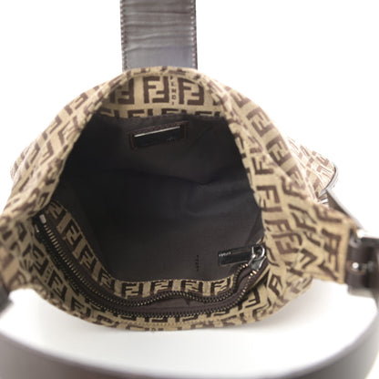 Fendi Zucchino Hobo Dark Brown 5 of 14