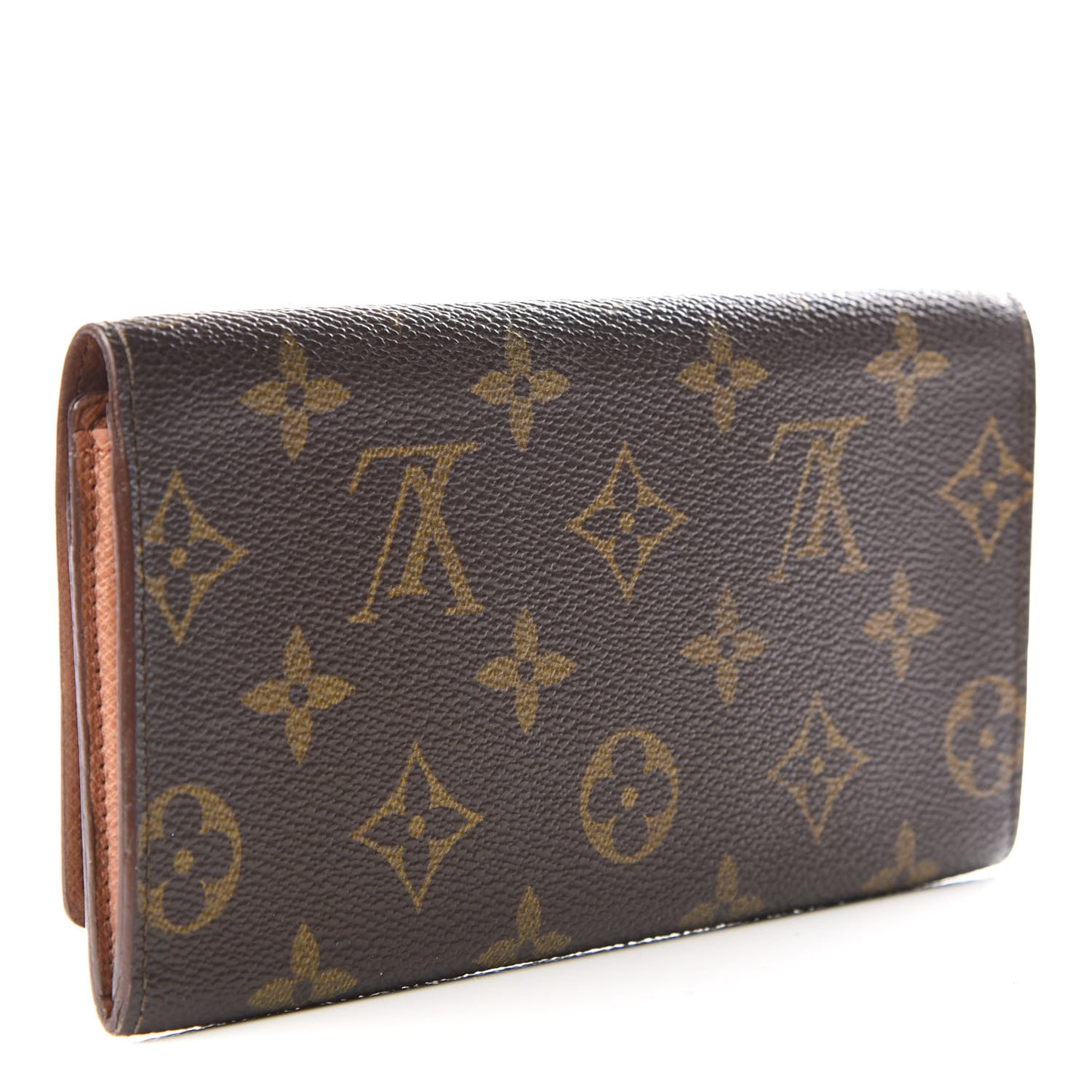 Monogram Checkbook Holder Wallet Cover