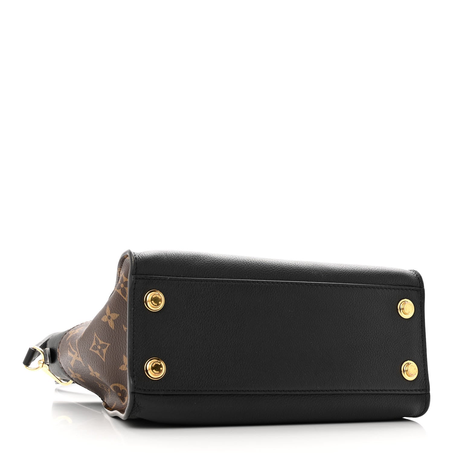 Louis Vuitton Calfskin Monogram On My Side PM Black 4 of 9