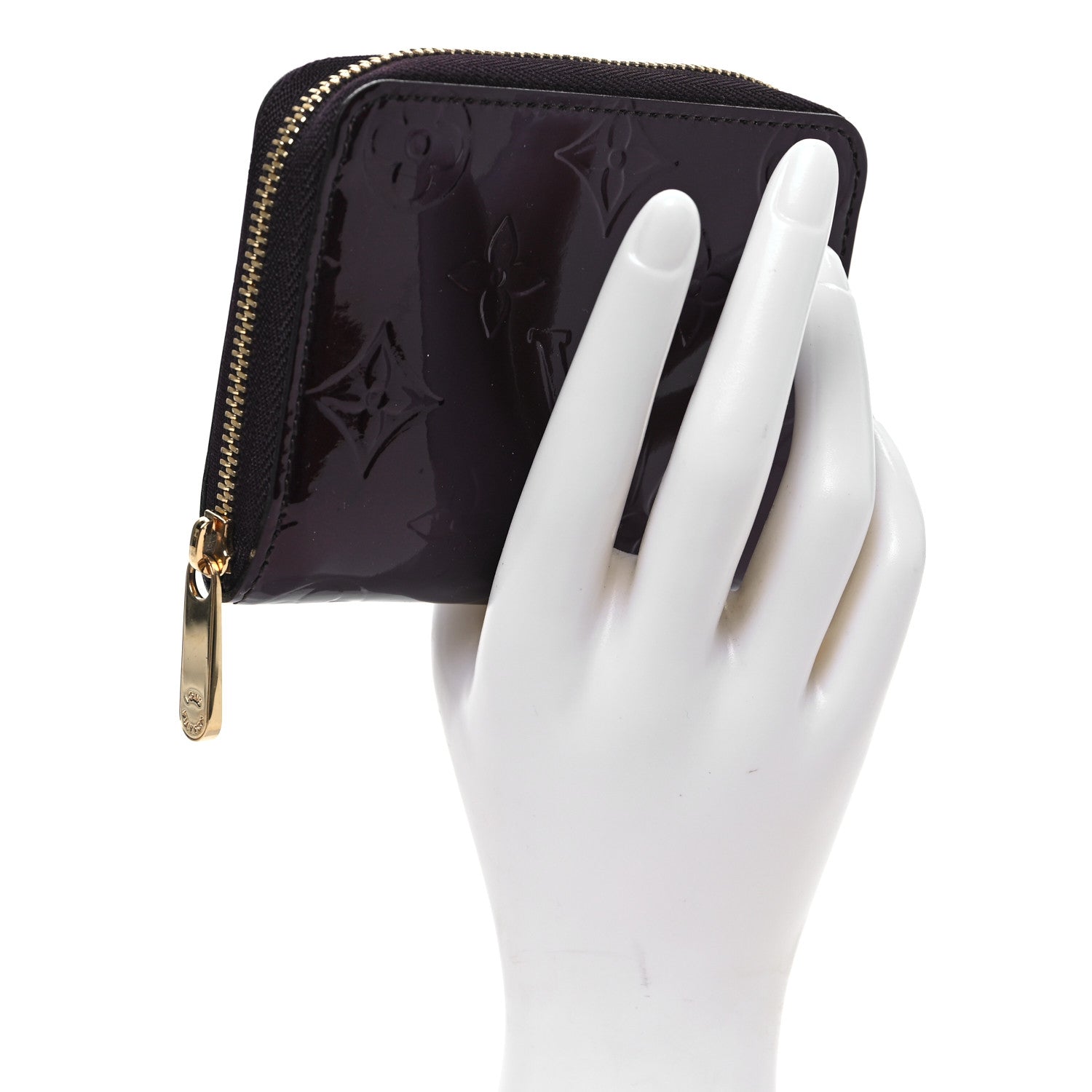Louis Vuitton Vernis Zippy Coin Purse Wallet Amarante 2 of 8