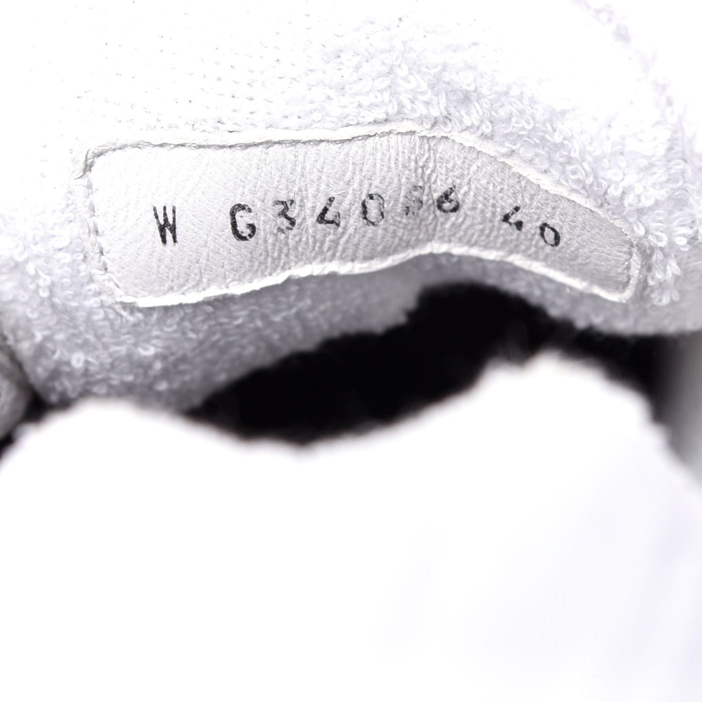 Calfskin Mesh Lycra Womens Logo Sneakers 40 White