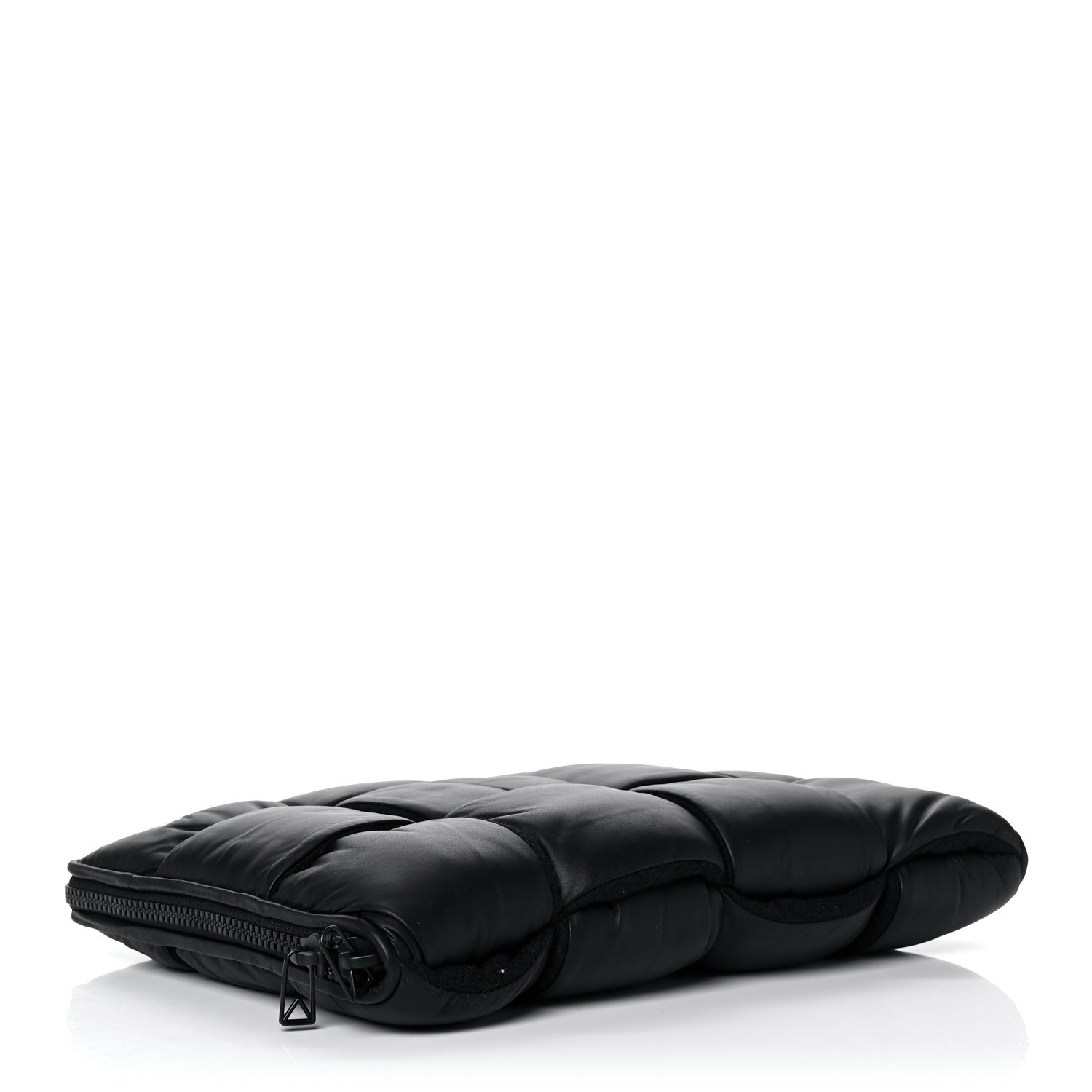 Bottega Veneta Calfskin Maxi Intrecciato Puffy Laptop Pouch Black 4 of 9