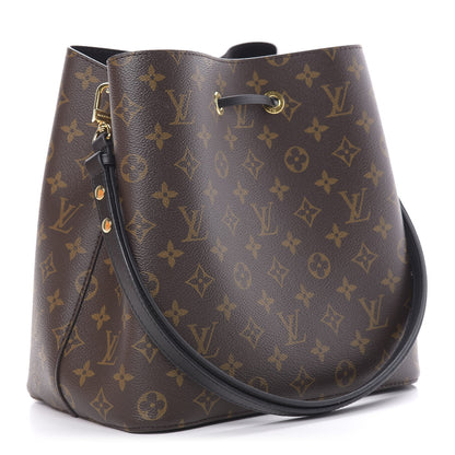 Louis Vuitton Monogram Neonoe MM Black 3 of 11