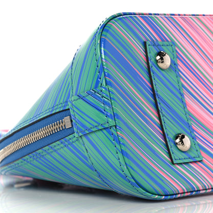 Louis Vuitton Epi Tropical Alma BB Blue Rose 7 of 8