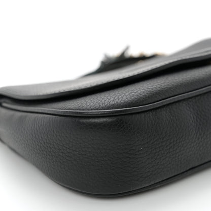 Gucci Pebbled Calfskin Medium Soho Flap Crossbody Black 9 of 10