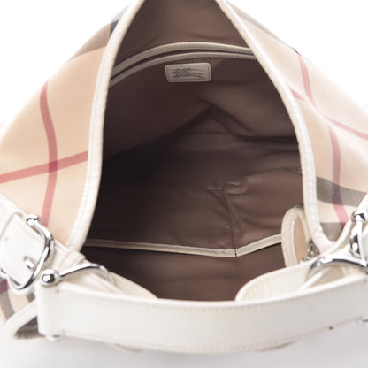 Burberry Supernova Check Large Larkin Hobo White 5 of 20
