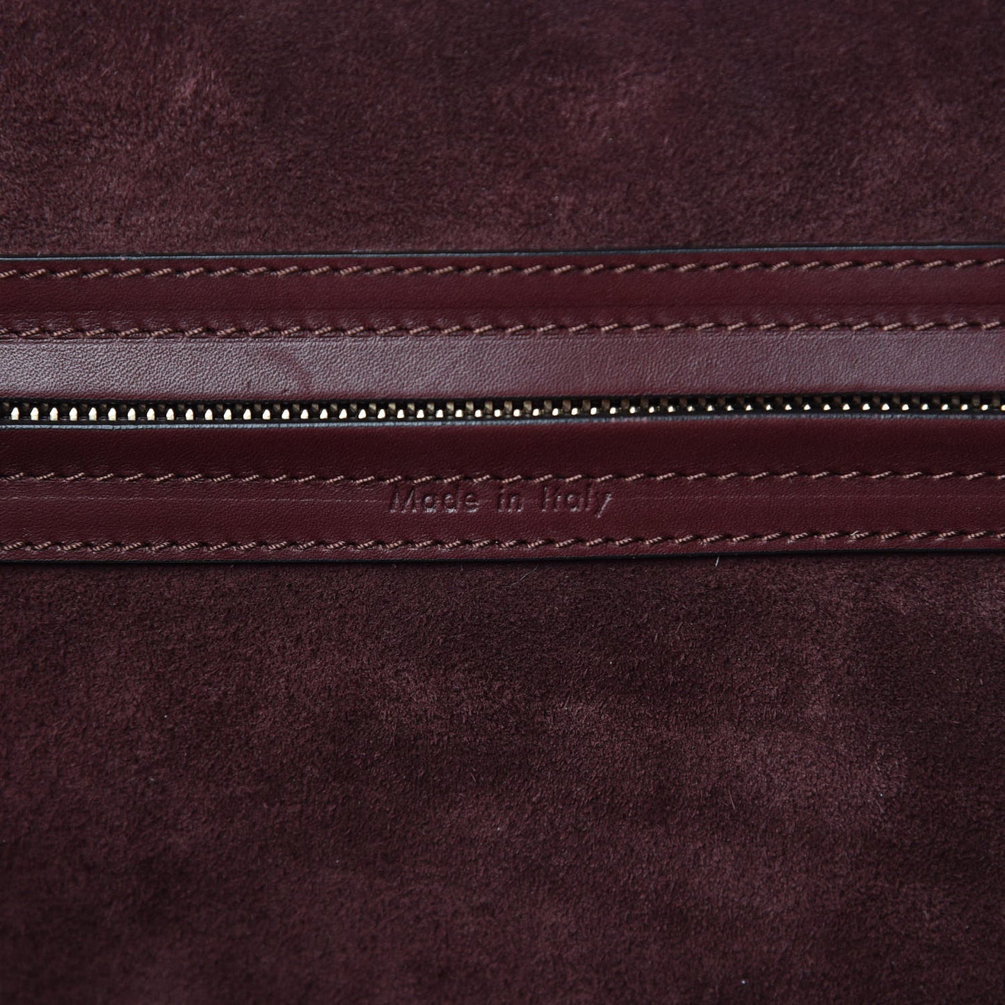 Supple Calfskin Medium Phantom Luggage Burgundy