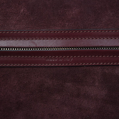 Celine Supple Calfskin Medium Phantom Luggage Burgundy 6 of 13