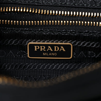 Prada Tessuto Nylon Saffiano Crossbody Bag Black 5 of 7
