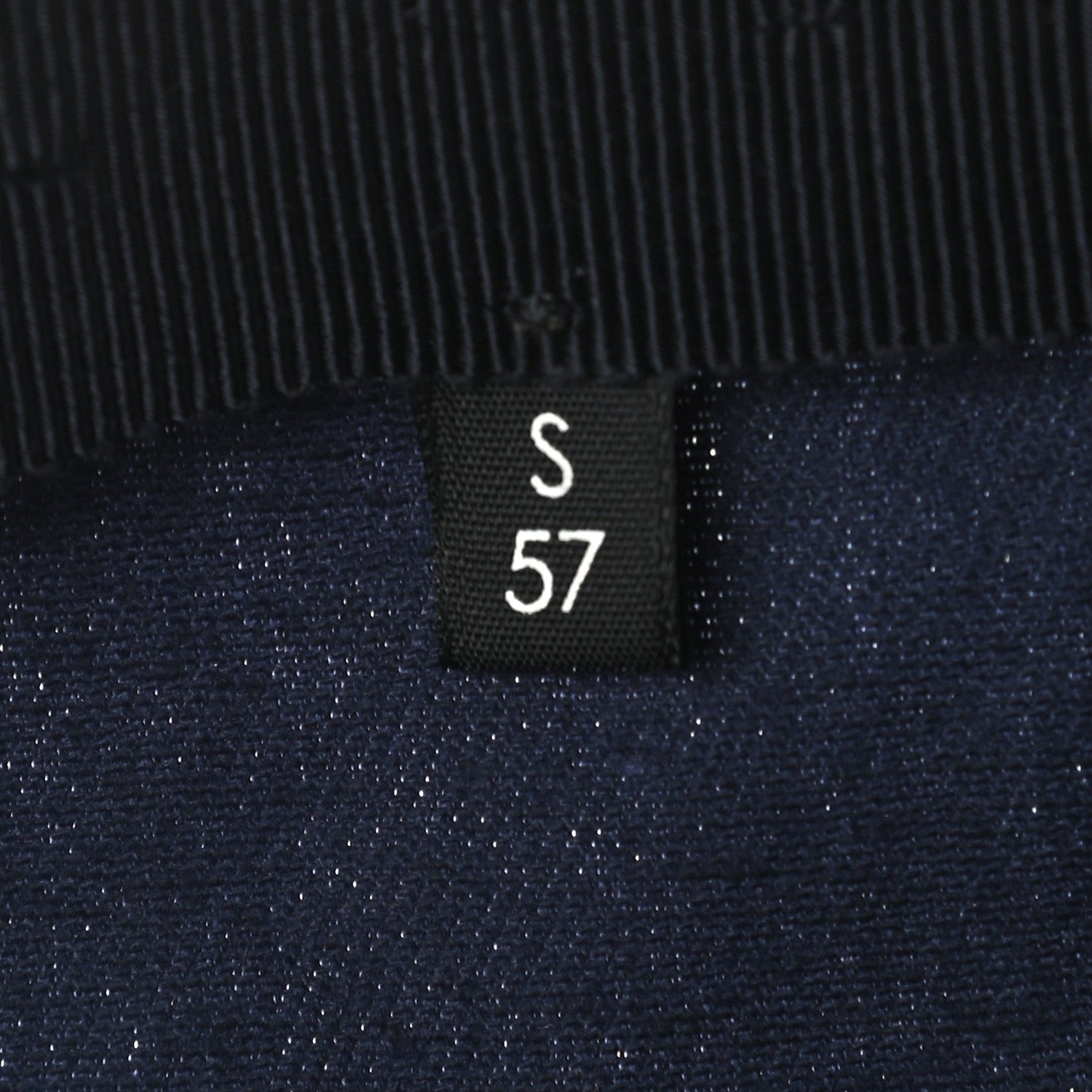 Gucci Cotton Moth Embroidered Baseball Hat 57 Navy 9 of 10