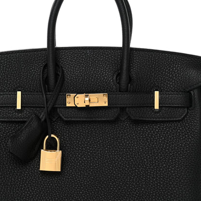 Hermes Togo Birkin 25 Black 14 of 21