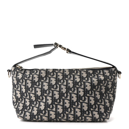 Christian Dior Oblique Medium Diortravel Nomad Pouch Blue 1 of 10