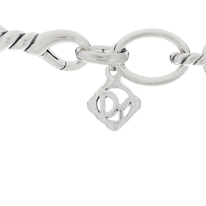 David Yurman Sterling Silver Pearl Medium Continuance Chain Necklace 3 of 4