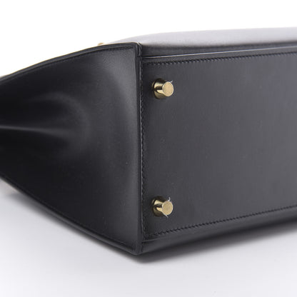 Hermes Tadelakt Kelly Sellier 28 Black 9 of 11