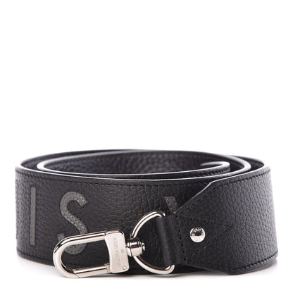 Louis Vuitton Taurillon Bandouliere Shoulder Strap Black 1 of 5
