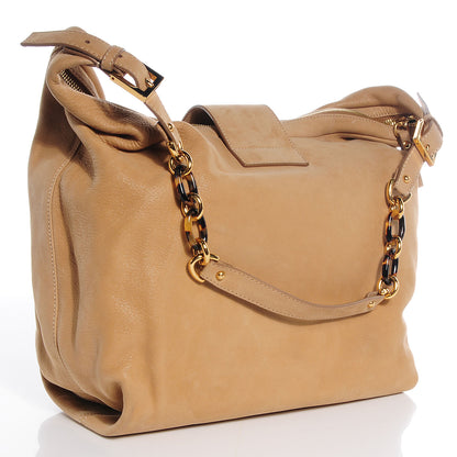 Fendi Vitello Savana Forever Hobo Caramello Tartaruga Natural 3 of 10
