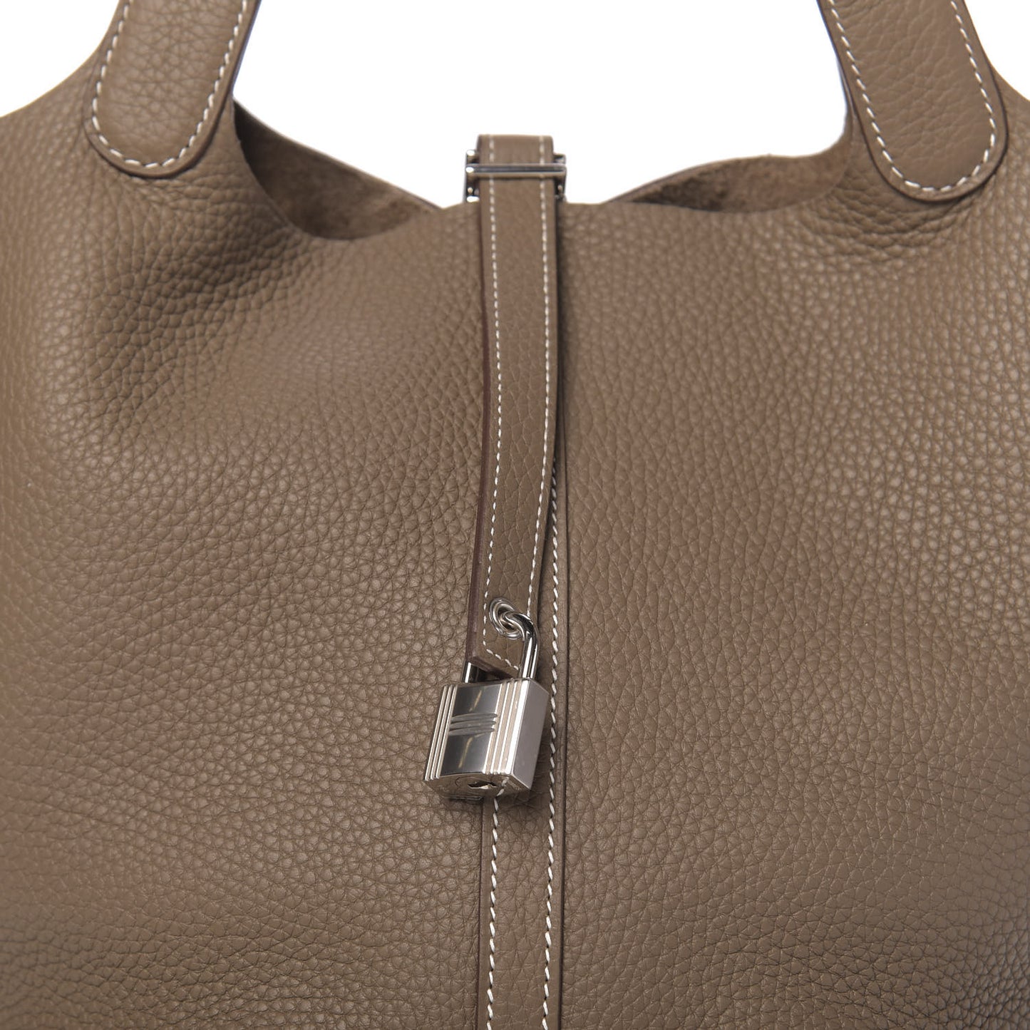 Taurillon Clemence Picotin Lock 22 MM Etoupe