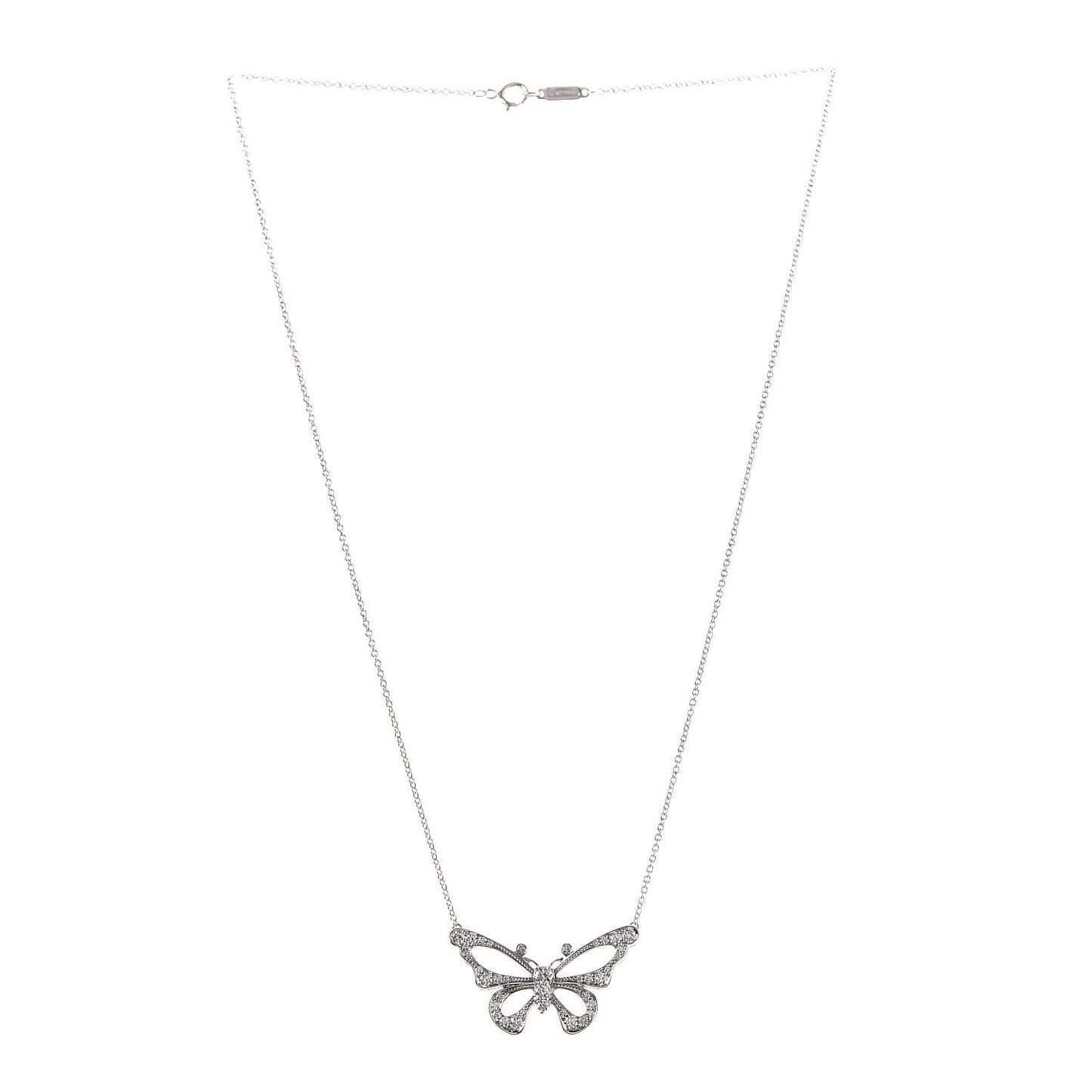 Platinum Diamond .56ctw Enchant Butterfly Necklace