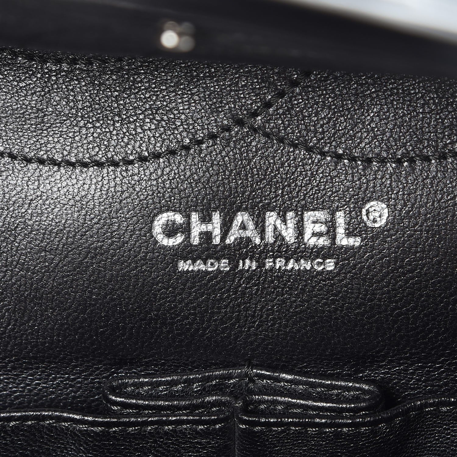 Chanel Metallic Aged Calfskin Quilted 2.55 Reissue 228 Flap Black 7 of 10