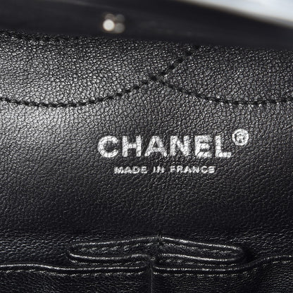 Chanel Metallic Aged Calfskin Quilted 2.55 Reissue 228 Flap Black 7 of 10