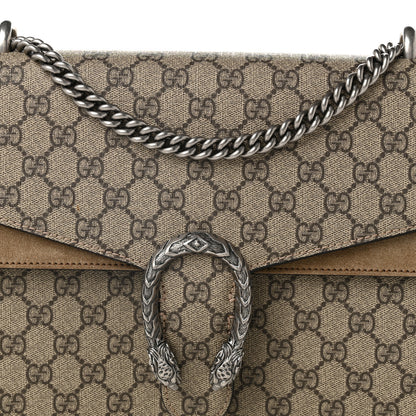 Gucci GG Supreme Monogram Medium Dionysus Shoulder Bag Taupe 7 of 9