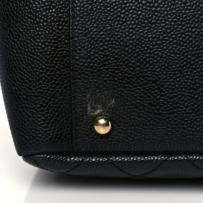 Chanel Caviar Quilted XL Grand Shopping Tote GST Black 11 of 11