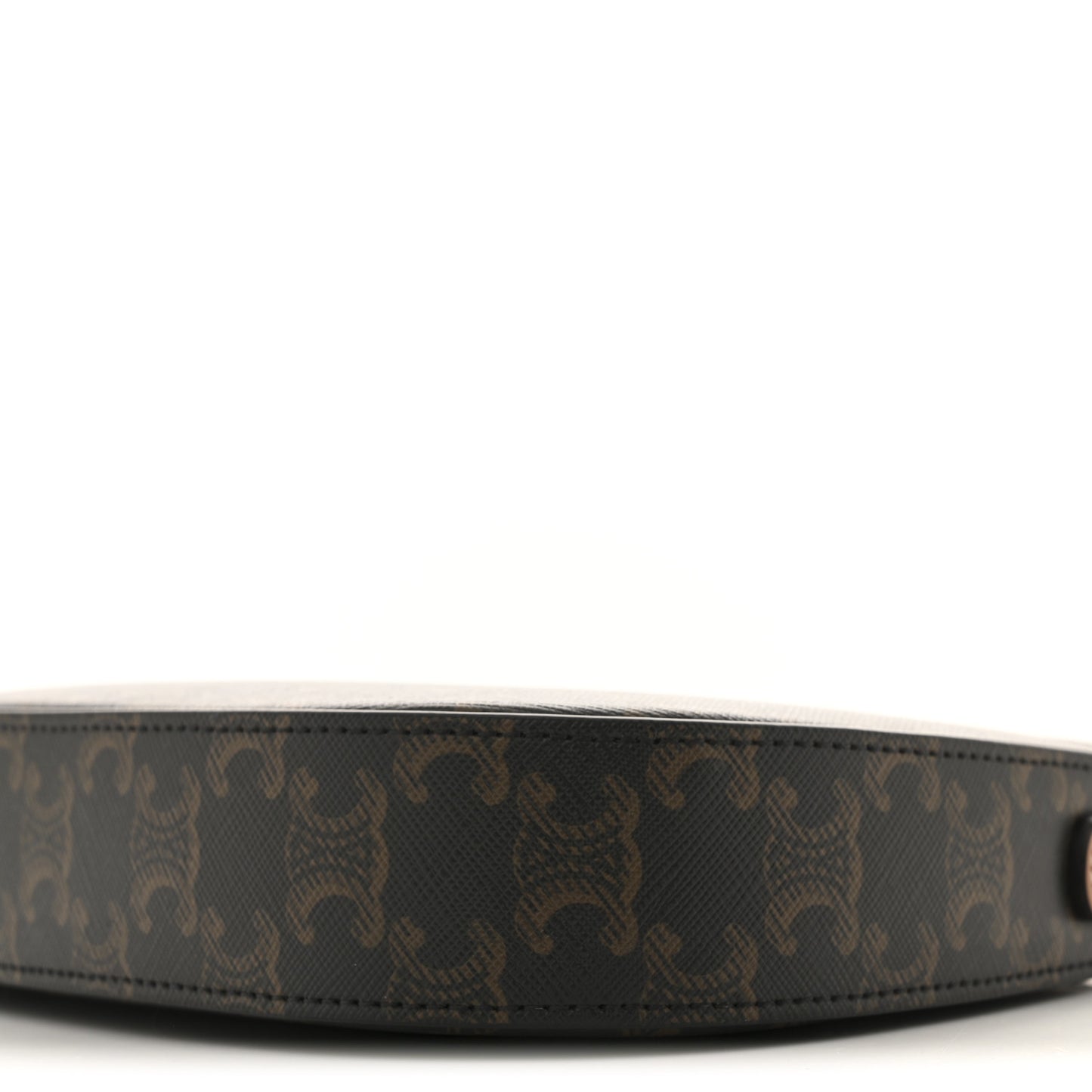 Triomphe Canvas Calfskin Medium Tilly Triomphe Shoulder Bag Tan