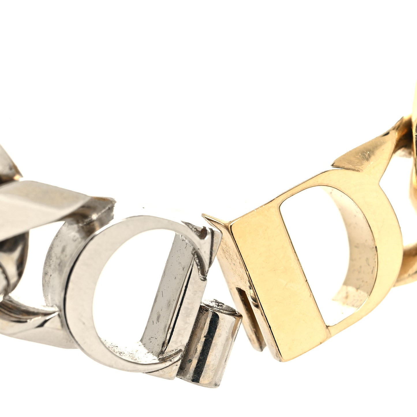 Metal Danseuse Etoile Chain Choker Necklace Gold Silver