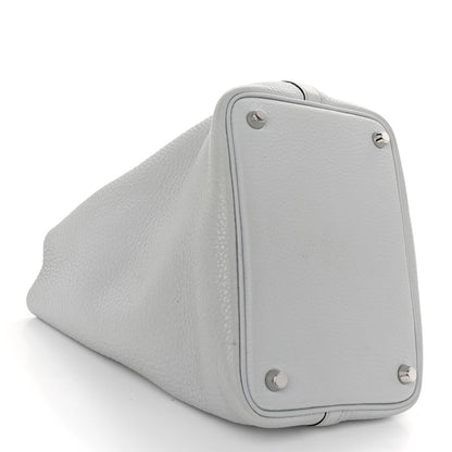 Hermes Taurillon Clemence Picotin Lock 18 PM Bleu Pale 4 of 10