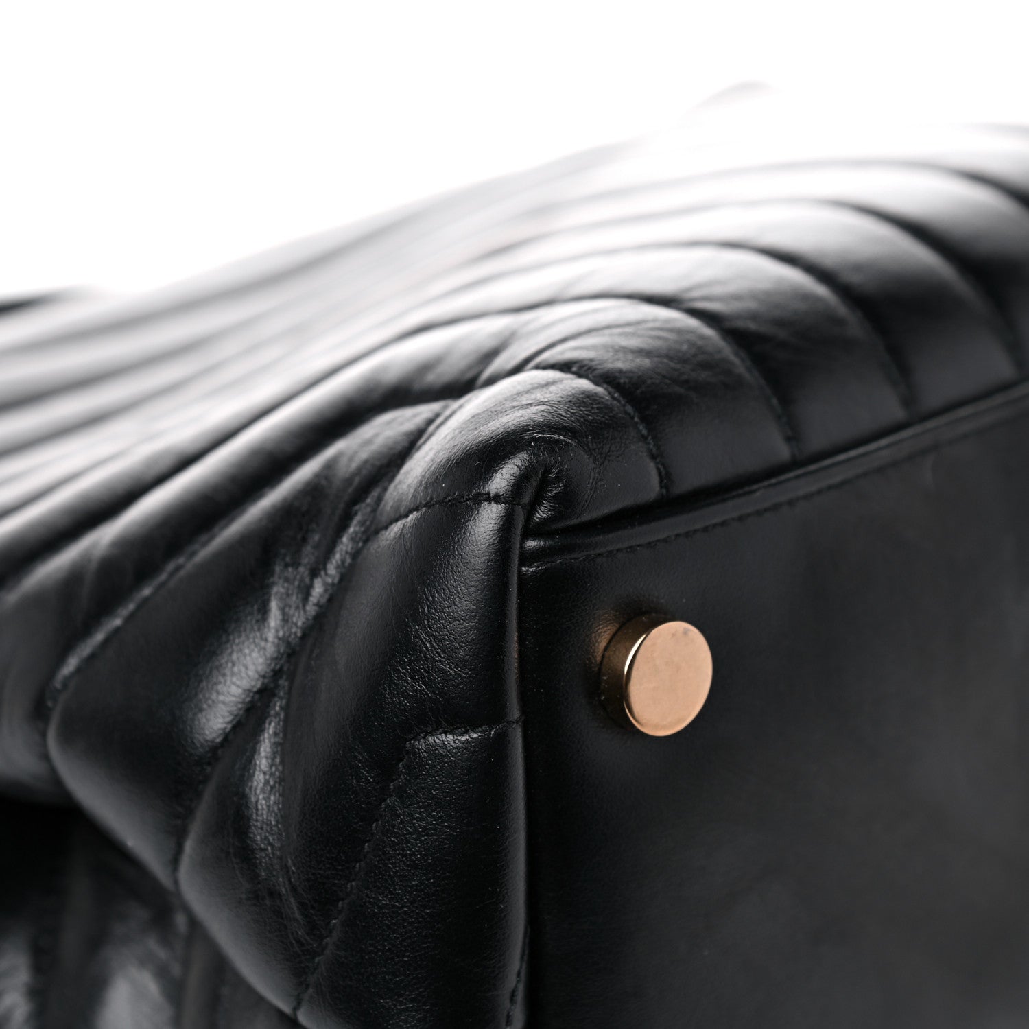 Saint Laurent Calfskin Y Quilted Monogram Large Loulou Chain Satchel Black 10 of 23