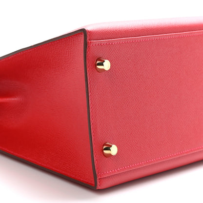 Hermes Epsom Kelly Sellier 32 Rouge Casaque 9 of 11