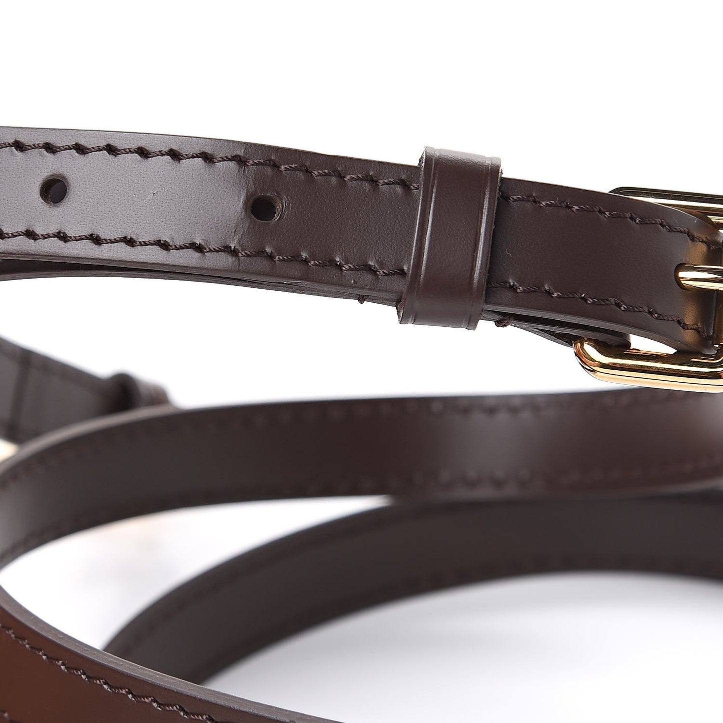Calfskin 16mm Adjustable Shoulder Strap Brown