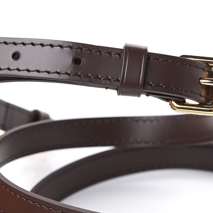 Louis Vuitton Calfskin 16mm Adjustable Shoulder Strap Brown 4 of 5